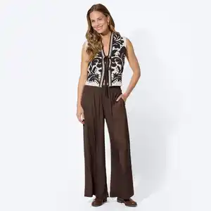 Damen-Hose mit Crincle-Struktur