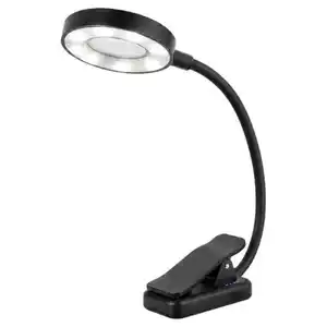 CASALUX LED-Lese- oder Buchleuchte, Clip, Rund