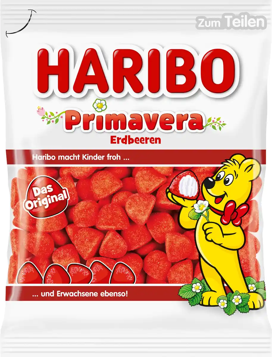 Bild 1 von Haribo Schaumzucker Erdbeeren Primavera, 175 g