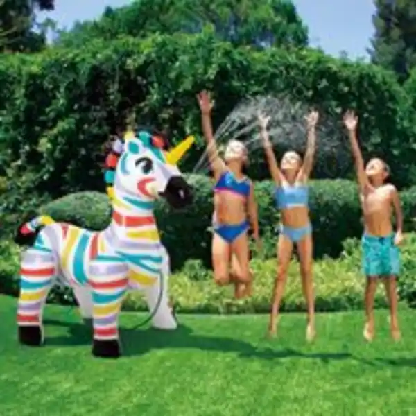 Bild 2 von Summer Waves Kinder Wassersprinkler Zebracorn, ca. 157 x 94 x 157 cm - Mehrfarbig