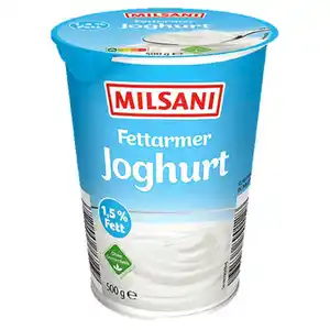 MILSANI Fettarmer Joghurt, mild, 1,5 % Fett, 500 g