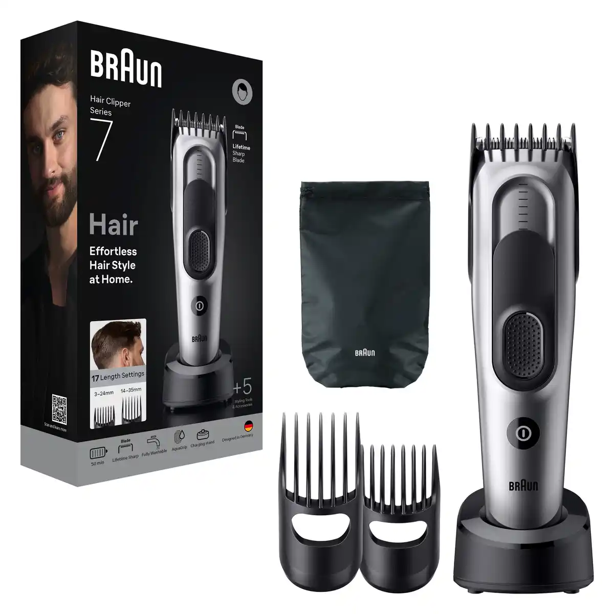 Bild 1 von BRAUN Haarschneider Series 7 Hair Clipper HC7590, 1 Stk