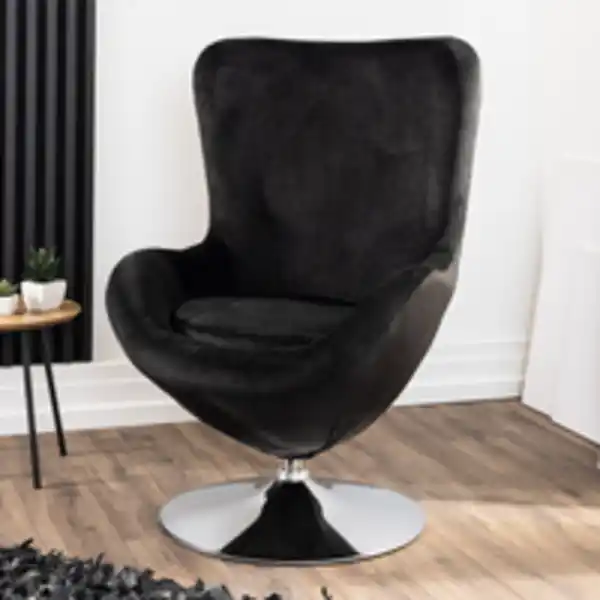 Bild 2 von Better Home Loungesessel Drehstuhl Bürostuhl, ca. 75 x 54 x 108 cm – Braun Lederoptik