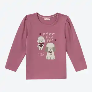 Baby-Mädchen-Shirt aus Baumwolle