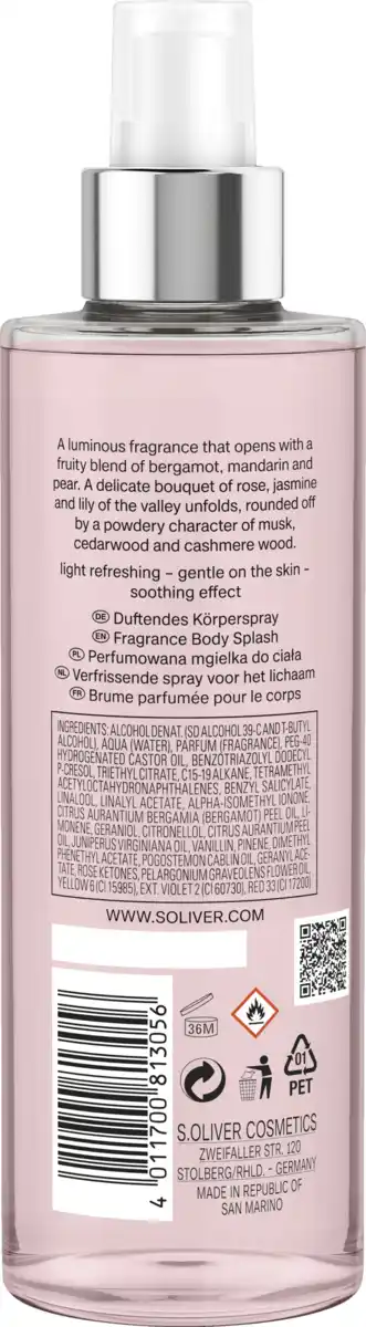 Bild 2 von s.Oliver United floral sparkling Body Mist