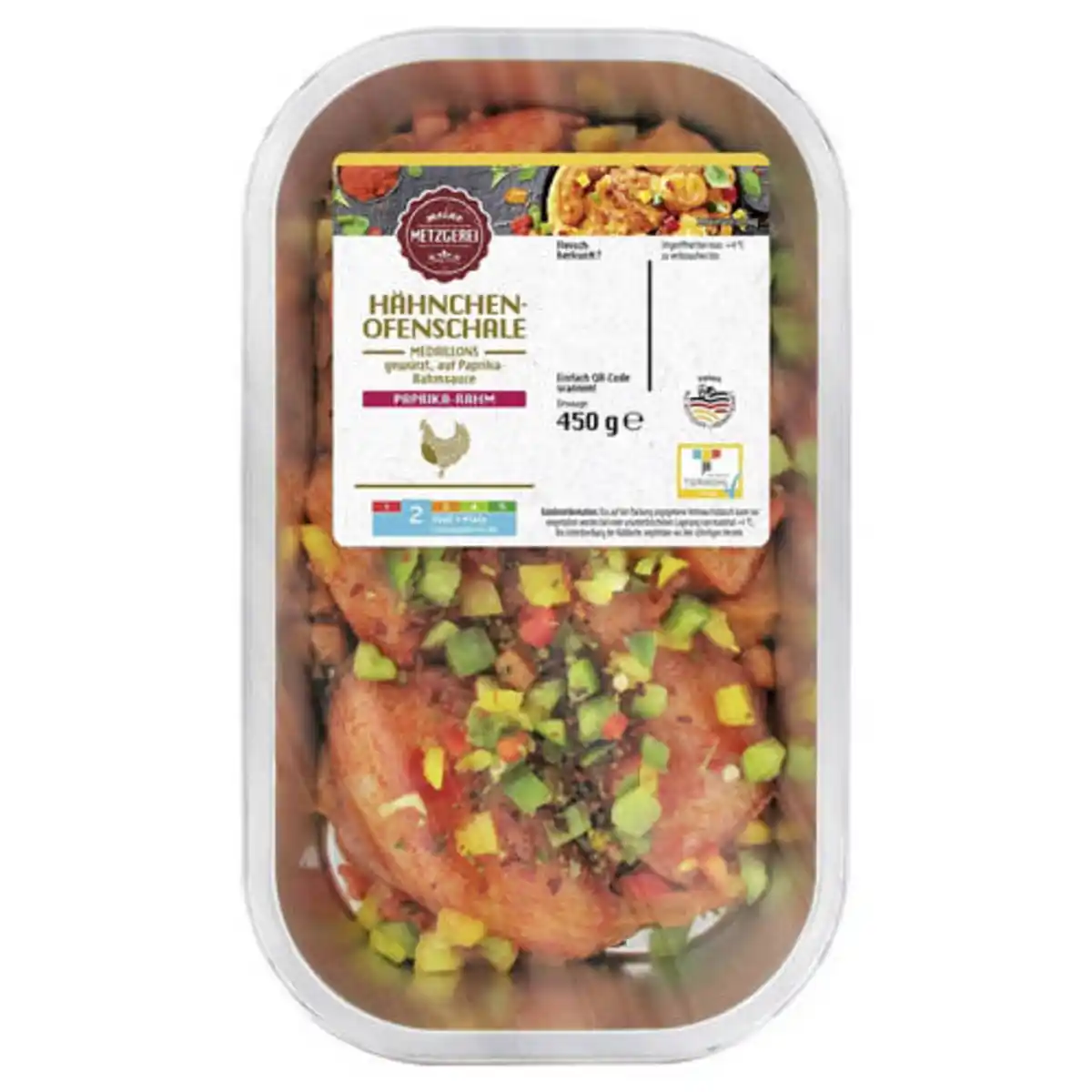 Bild 1 von MEINE METZGEREI Hähnchen Ofenschale 450 g, Hollandaise-Brokkoli