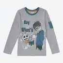 Bild 1 von Kinder-Jungen-Langarmshirt mit Rundhalsausschnitt
