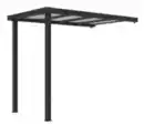 Bild 1 von Never Indoor Zubehörteile für Metallgerätehaus "ELSA", ca. 275 x 166 x 222 cm - Glänzendes Grau