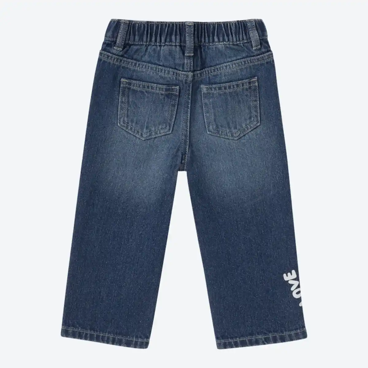 Bild 4 von Baby-Mädchen-Jeans mit weitem Bein