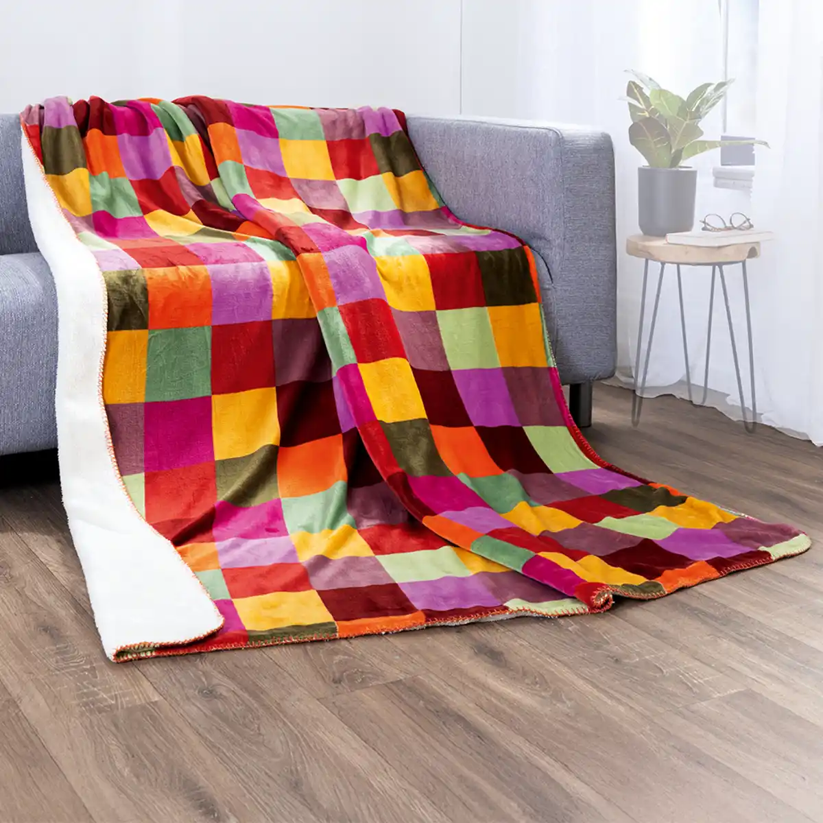 Bild 4 von Bella Casa Wohndecke "Flanell-Sherpa" - ca. 150 x 200 cm