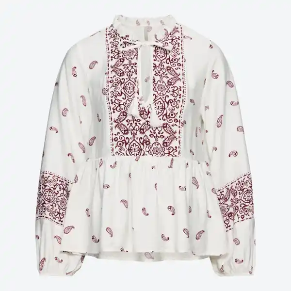 Bild 2 von Damen-Bluse mit Paisley-Muster