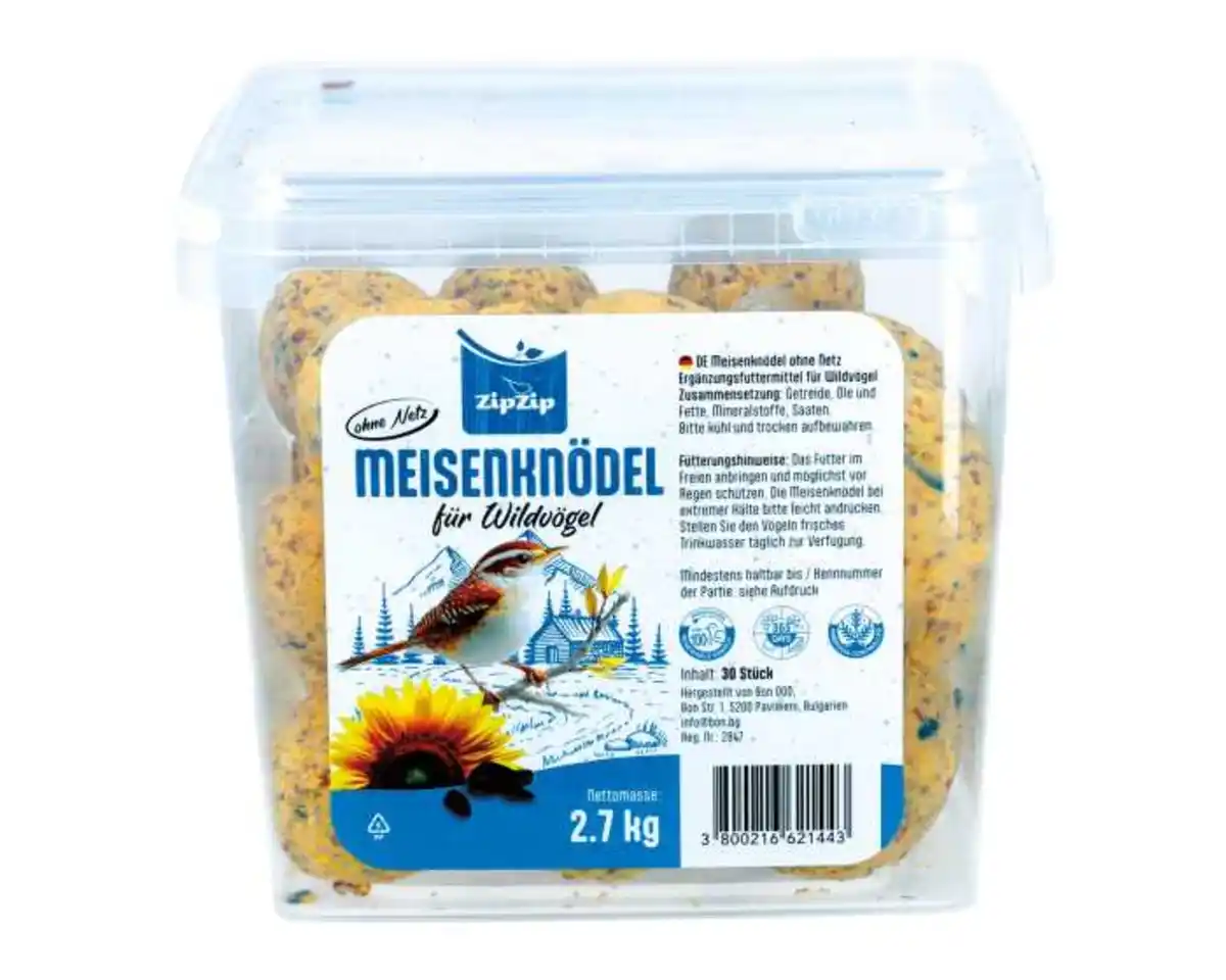 Bild 1 von Meisenknödel Eimer, 30 Stück