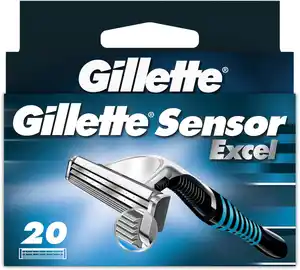 Gillette Klingen Sensor Excel, 20 Stk