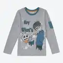 Bild 2 von Kinder-Jungen-Langarmshirt mit Rundhalsausschnitt