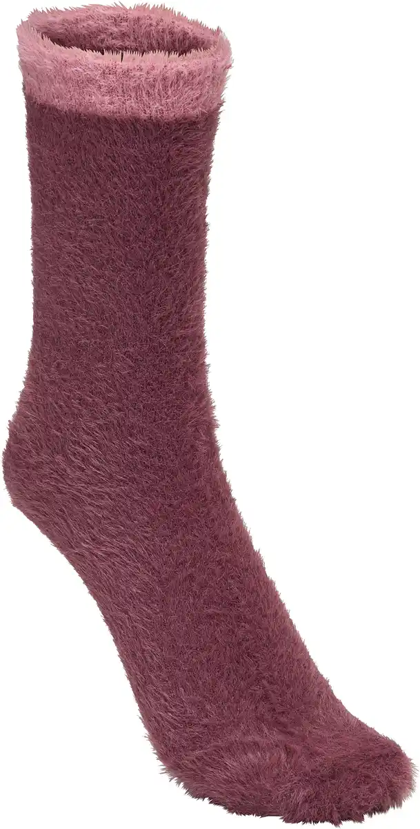 Bild 2 von IDEENWELT Kuschelsocken 2er-Pack altrosa 35/38