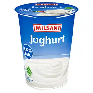 MILSANI Joghurt 3,5 % Fett 500 g, milder Naturjoghurt