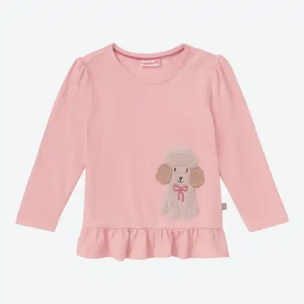 Bild 2 von Baby-Mädchen-Shirt mit Rüschen am Saum
