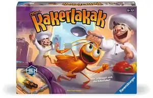Ravensburger 20800 - Kakerlakak - Aktionsspiel mit elektronischer Kakerlake für Groß und Klein, für 2-4 Personen, 1 Stk