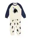 Bild 1 von Takkie-Kinderpyjama, Fleece eierschalenfarben