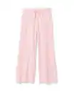 Bild 2 von Damen-Pyjamahose, Wide Fit, Baumwolljersey hellrosa