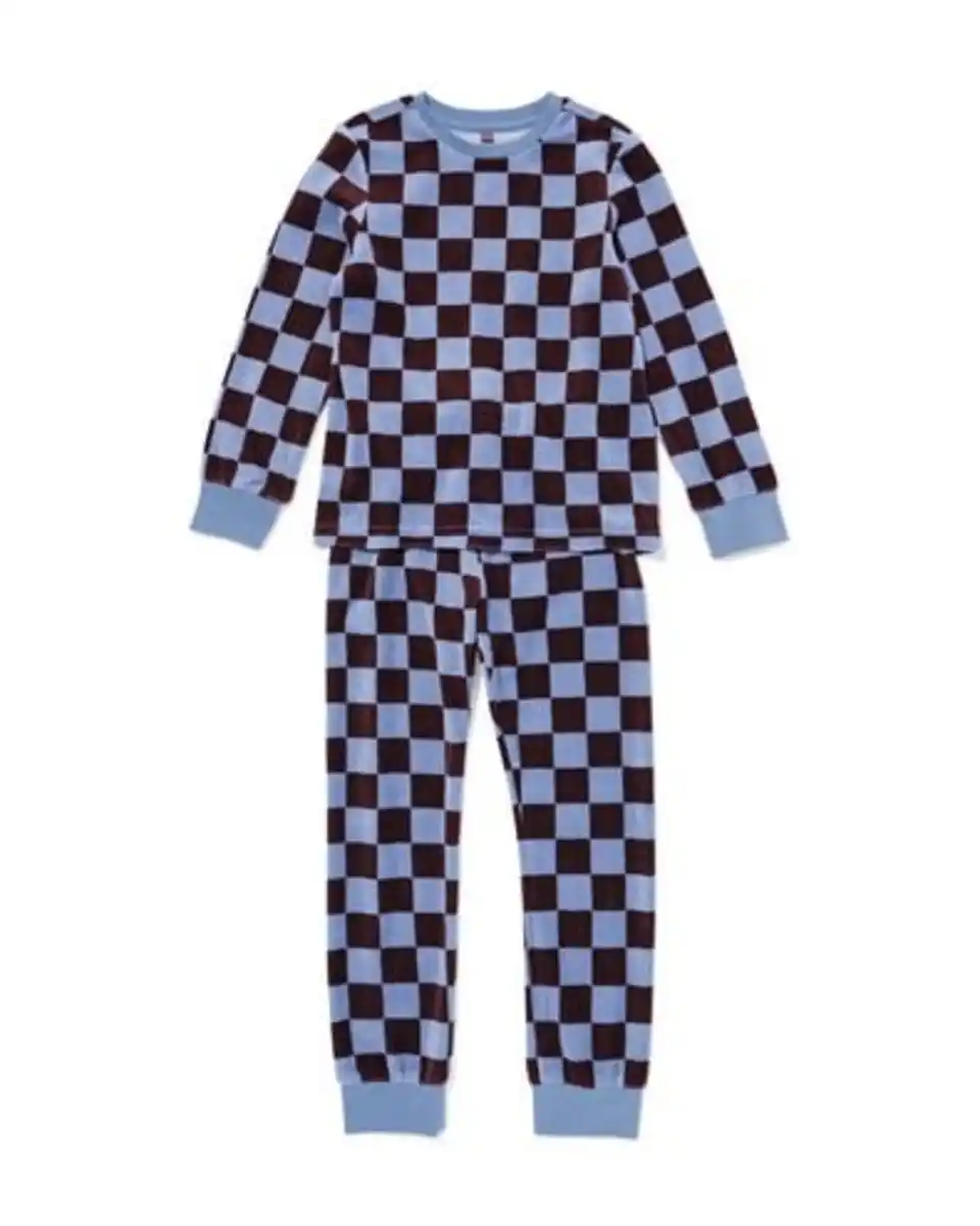 Bild 1 von Kinderpyjama mit Blockmuster multifarbe
