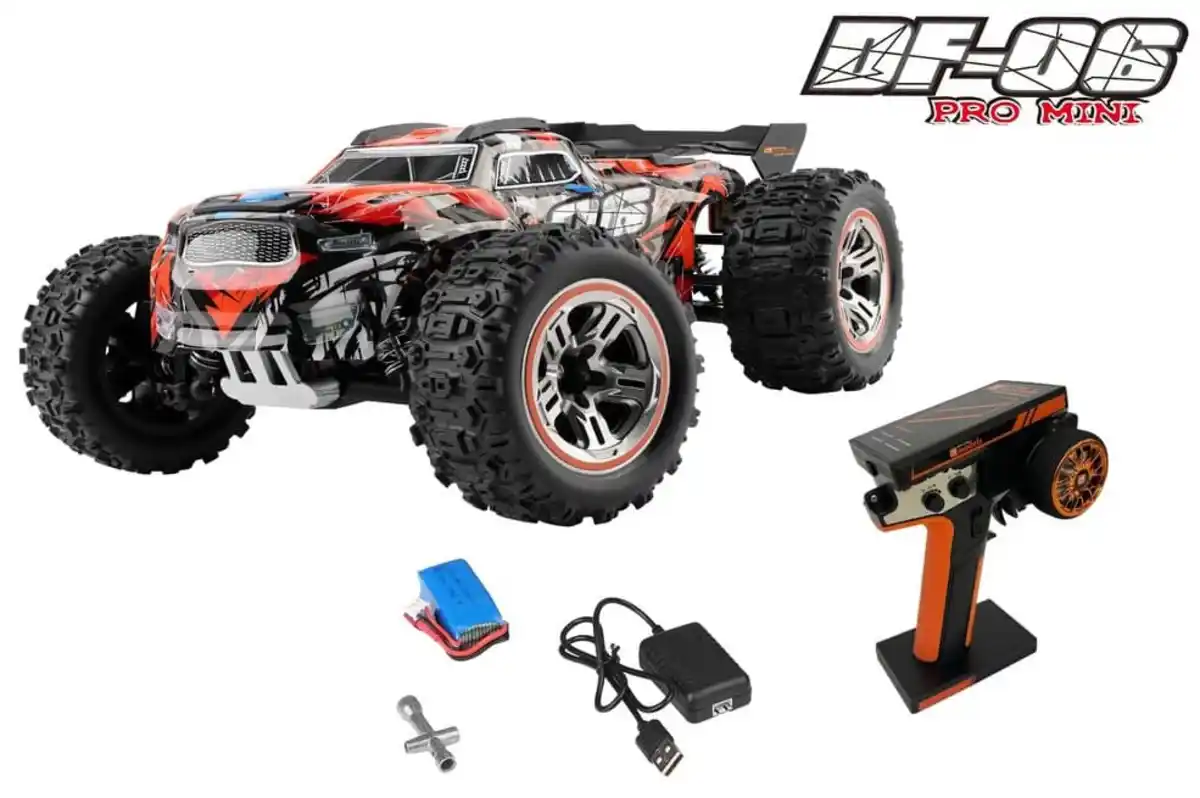 Bild 1 von drive&fly - DF-06 PRO Mini 1:18 brushless Truck - RTR, 1 Stk
