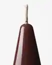 Bild 3 von Dinnerkerzen XL, ⌀ 4,3 × 27 cm, gedreht, dunkelbraun – 2 Stück