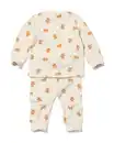 Bild 2 von Babypyjama, Velours, Bären naturfarben