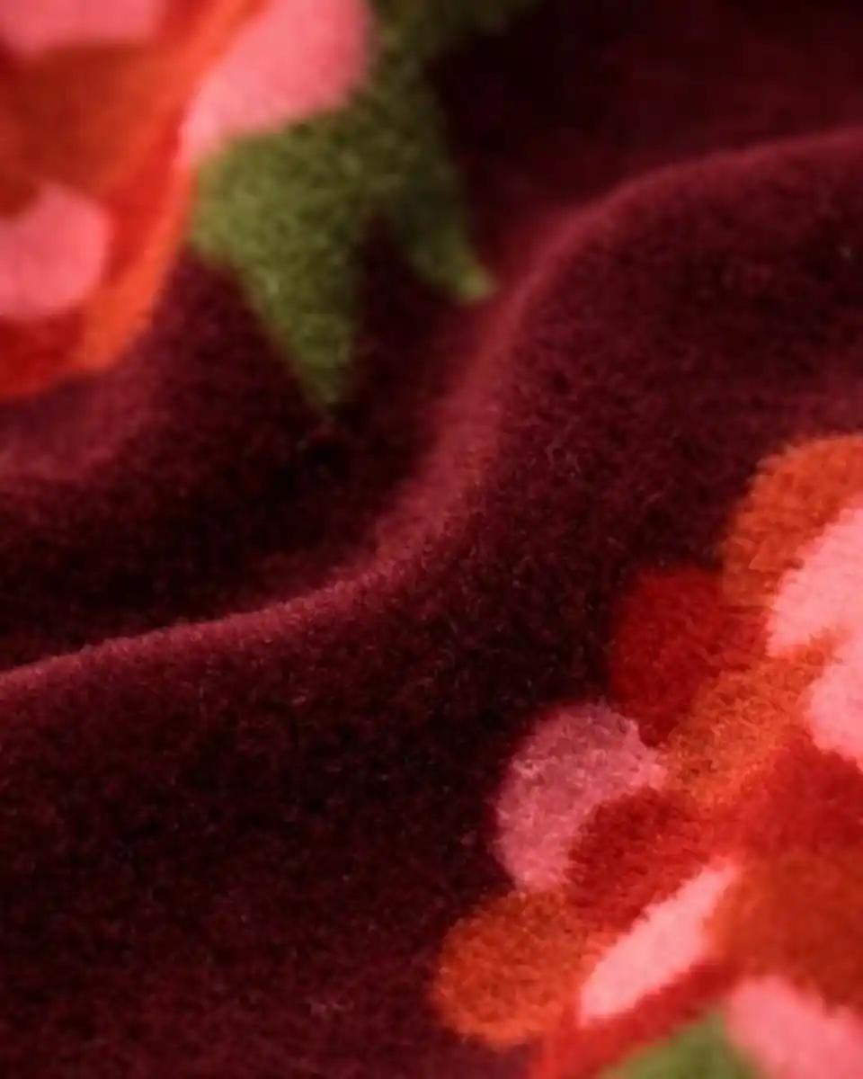Bild 2 von Kinderpyjama, Velours, Obst rot