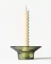 Bild 3 von LED-Dinnerkerze ⌀ 2,5 × 18,4 cm, Rippenstruktur, Hellgelb
