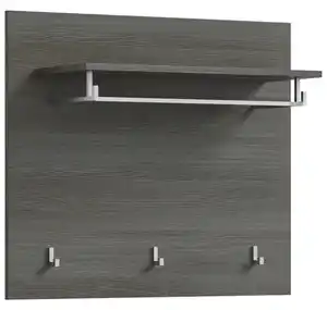 Garderobenpaneel Salsa 80 x 70 x 27 cm Rauchsilber