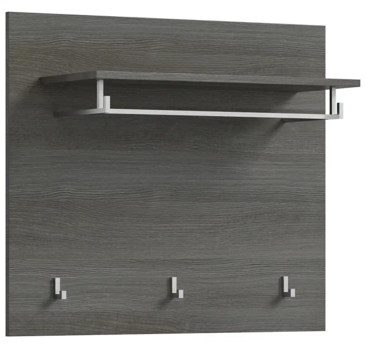 Bild 1 von Garderobenpaneel Salsa 80 x 70 x 27 cm Rauchsilber