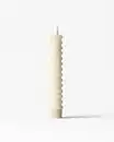 Bild 1 von LED-Dinnerkerze ⌀ 2,5 × 18,4 cm, Rippenstruktur, Hellgelb
