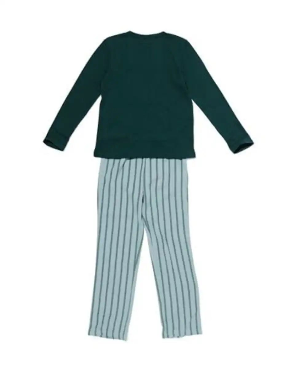 Bild 3 von Kinderpyjama mit Streifen grün