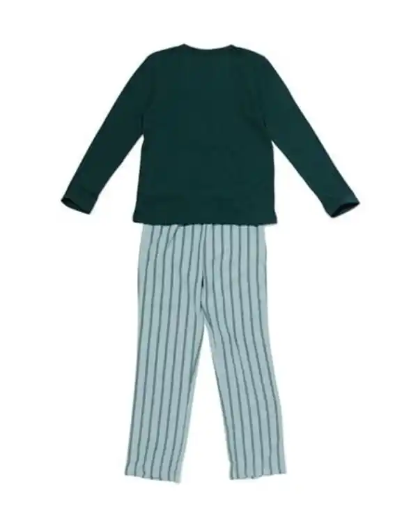 Bild 3 von Kinderpyjama mit Streifen grün