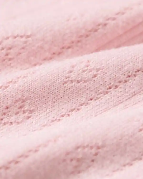 Bild 3 von Damen-Pyjama mit Ajourmuster mit Herzen hellrosa
