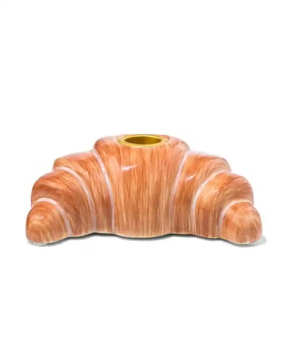 Bild 1 von Kerzenständer, 13,5 × 8 × 4,5 cm, Keramik, Croissant