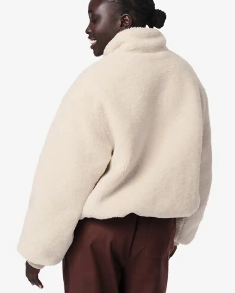 Bild 4 von Wendbare Damenjacke Race aus Teddystoff beige