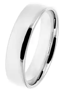 DOOSTI Trauring Schmuck Geschenk Silber 925 Trauring Ehering Partnerring LIEBE, Made in Germany - wahlweise mit oder ohne Zirkonia