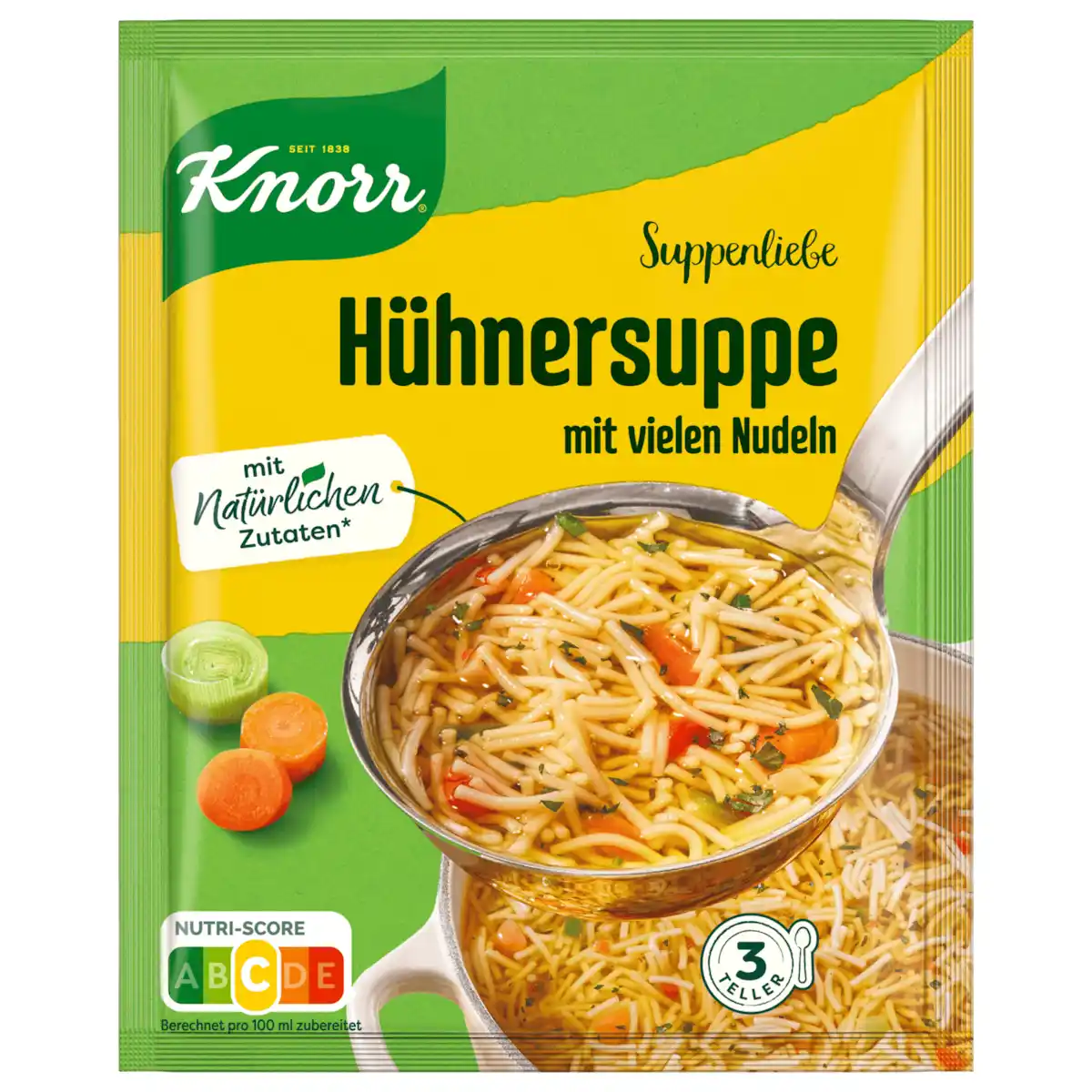 Bild 1 von Knorr Suppenliebe Hühner Suppe 3 Teller