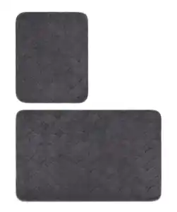 Graues Bademattenset