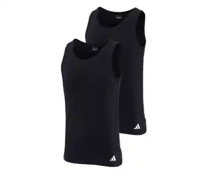 2 adidas Active Flex Tanktops, schwarz