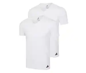 2 adidas Active Flex T-Shirts, weiß