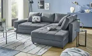 Ecksofa mit pflegeleichtem Bezug Arissa de Luxe