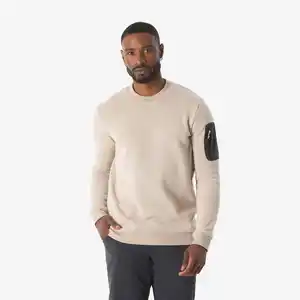 QUECHUA Wanderpullover Herren - NH100 beige