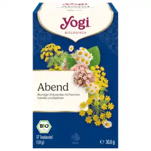 Yogi Tea Bio Tee Abend 30,6g 17 Beutel