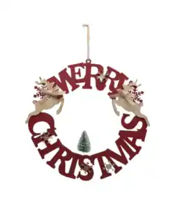 Weihnachtskranz aus Holz