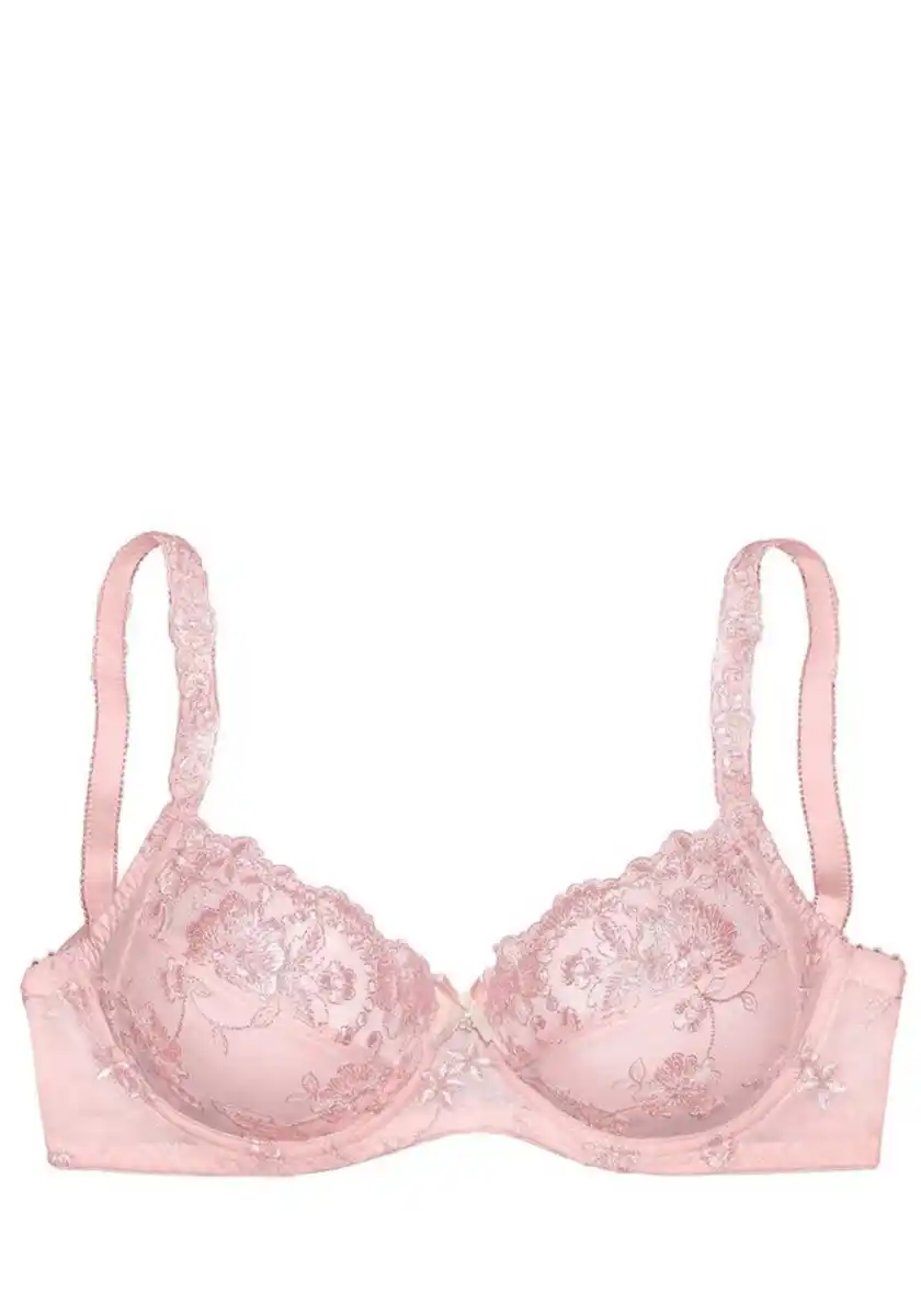 Bild 1 von LASCANA Bügel-BH Wanda mit Stickerei Spitze in floraler Optik, Dessous