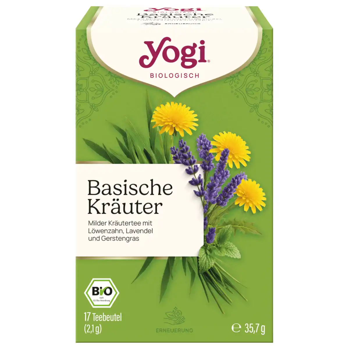 Bild 1 von Yogi Tea Bio Tee Basische Kräuter 35,7g 17 Beutel