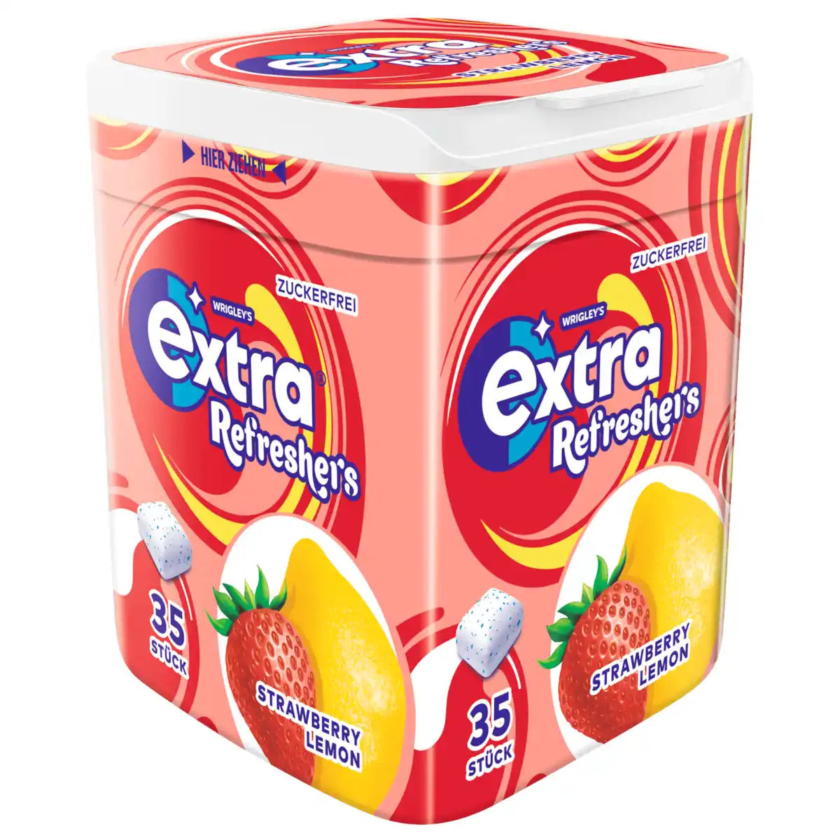 Bild 1 von Wrigley's Extra Refreshers Strawberry & Lemon zuckerfrei 35 Stück